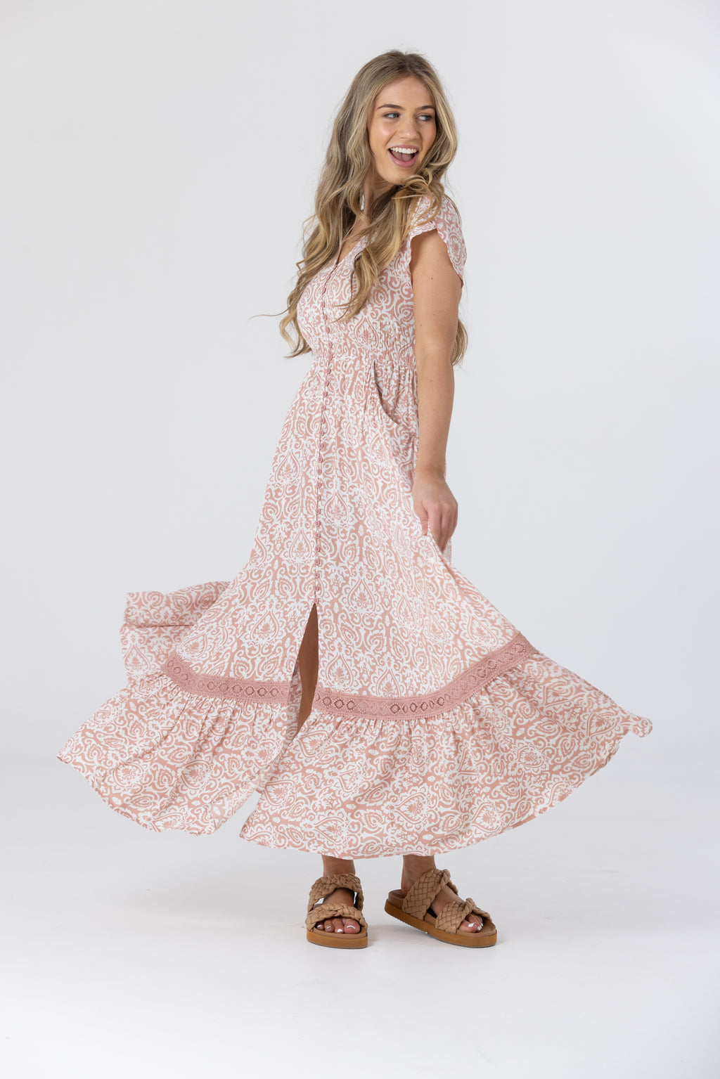 PIPER MAXI DRESS - Blush