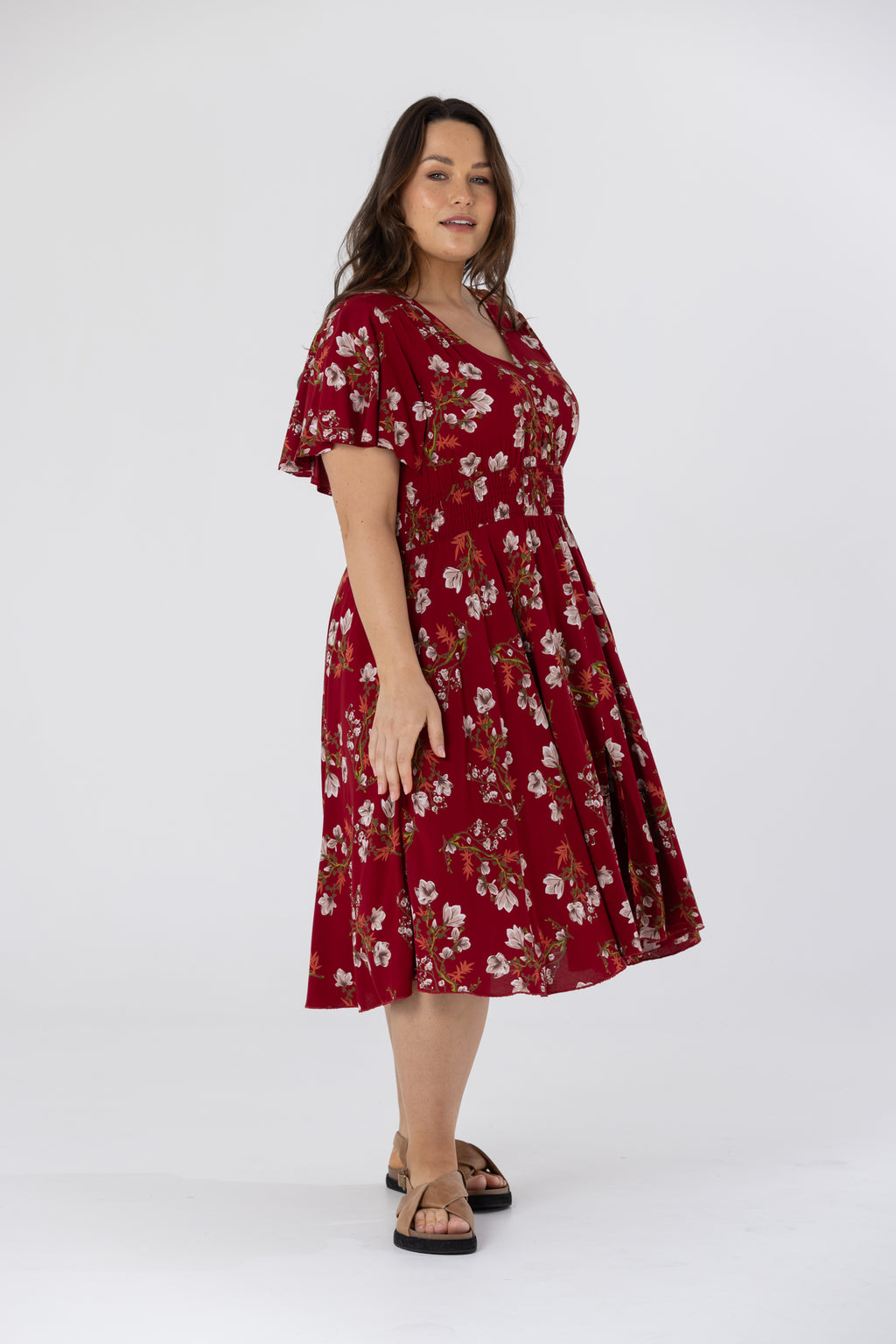 ULI DRESS - Deep Red