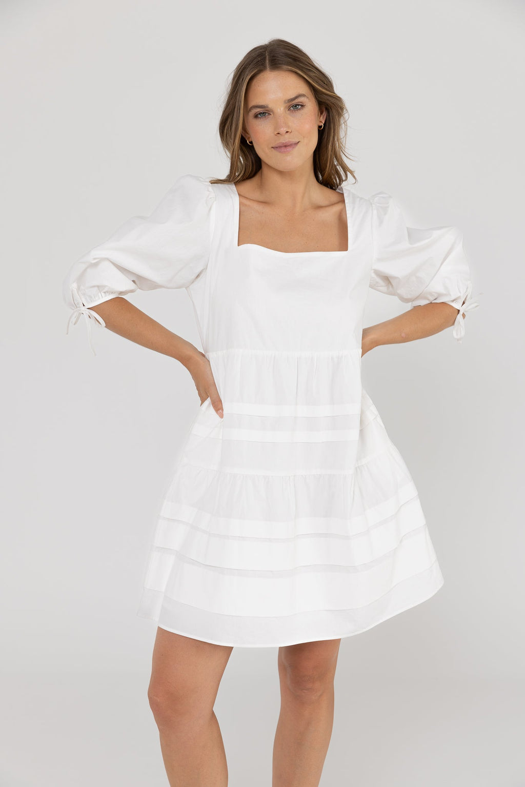 ABIGAIL DRESS - White