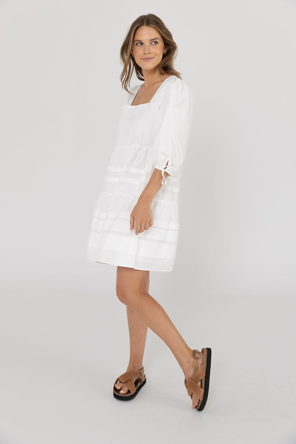 ABIGAIL DRESS - White