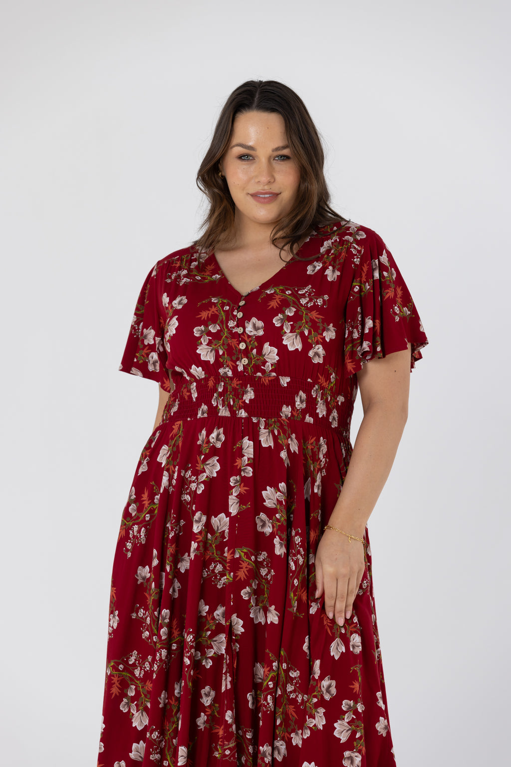 ULI DRESS - Deep Red