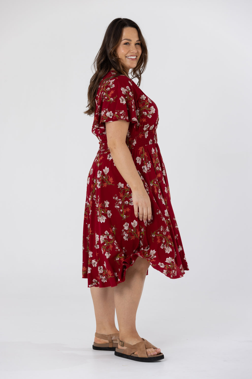 ULI DRESS - Deep Red