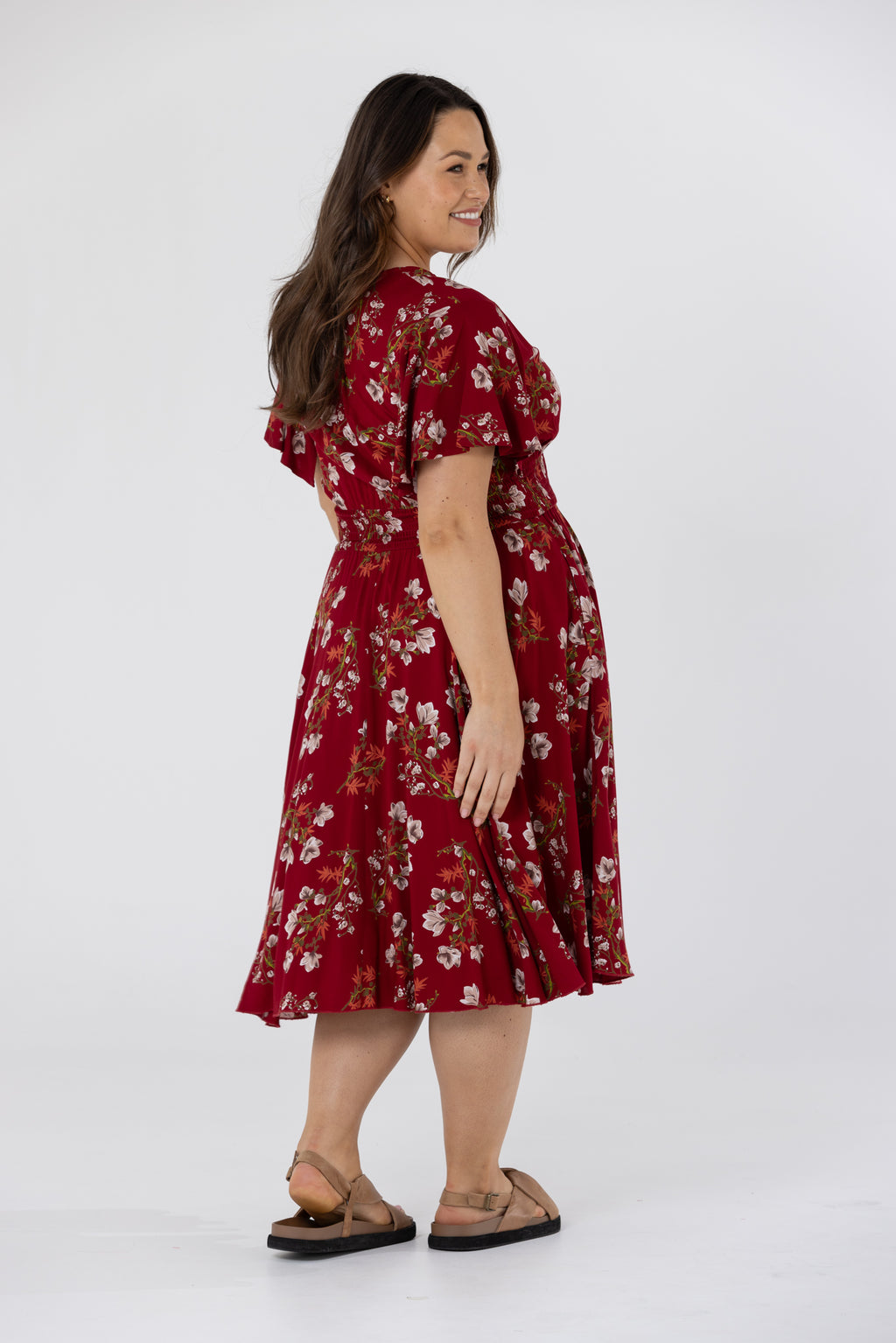 ULI DRESS - Deep Red