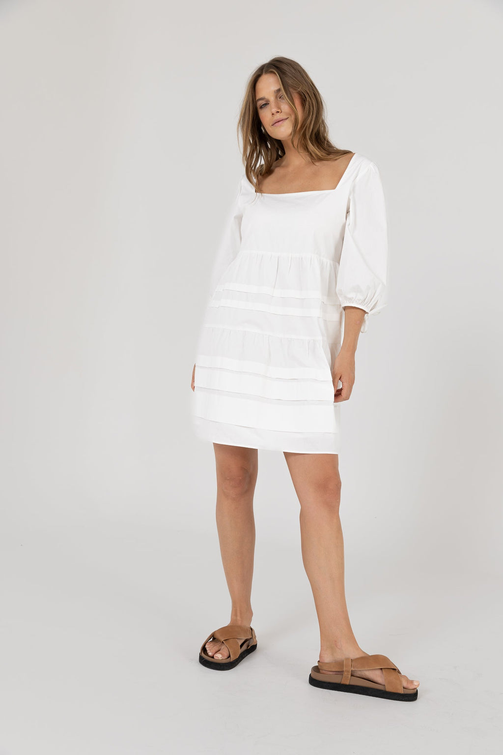 ABIGAIL DRESS - White