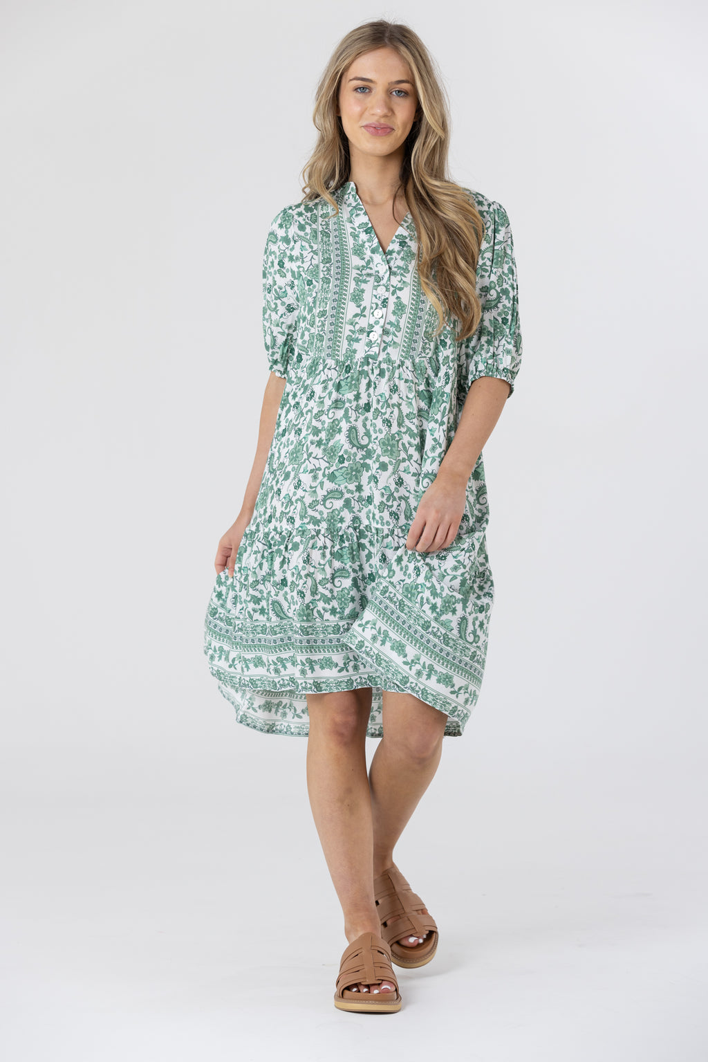 OAKLEY DRESS - Multi Green