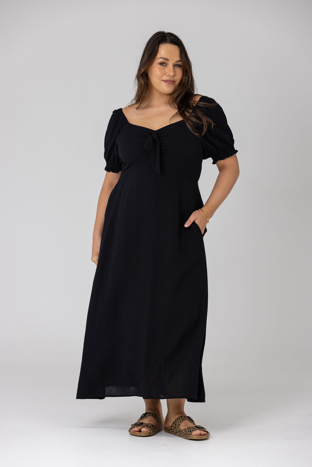 BRIANNA MAXI DRESS - Black