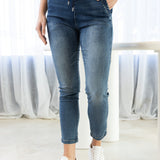 HOPE DENIM JOGGER - Dark Blue Wash