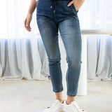 HOPE DENIM JOGGER - Dark Blue Wash