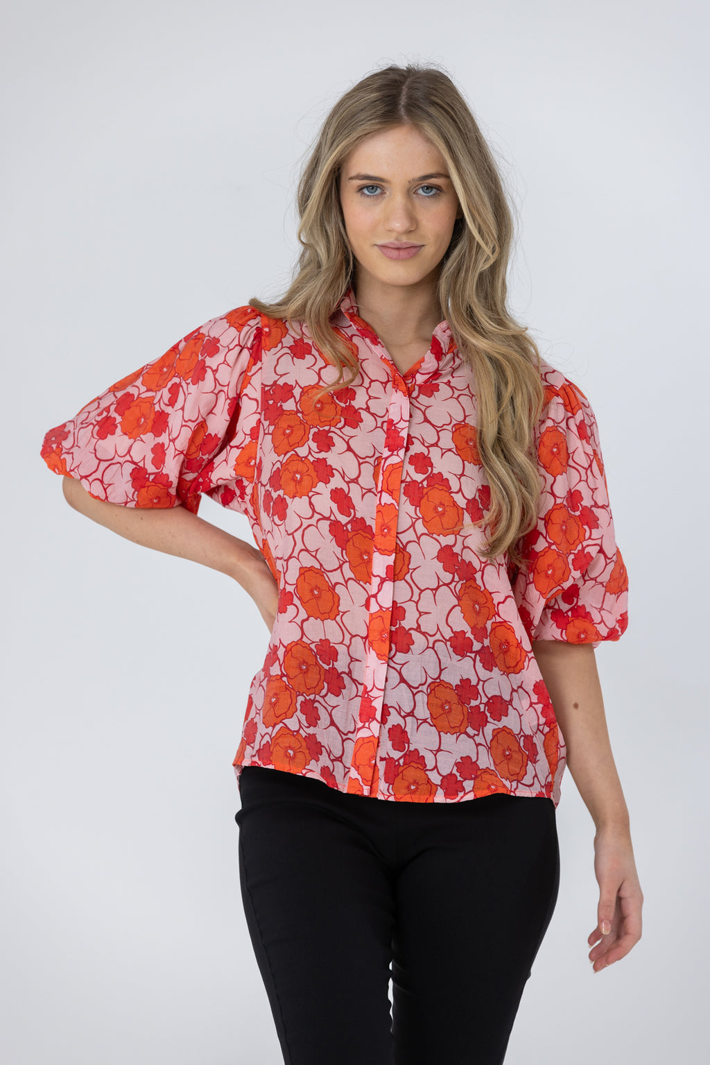 TAYLOR BLOUSE - Red