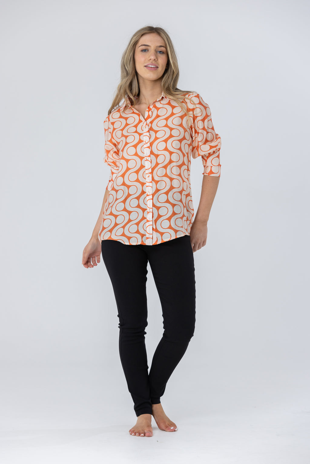 AMELIA SHIRT - Orange