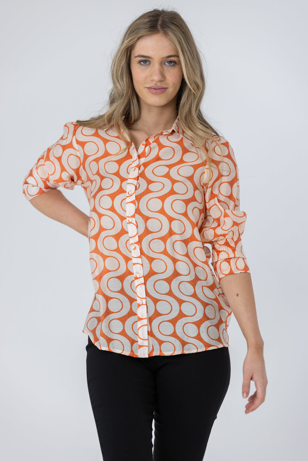 AMELIA SHIRT - Orange