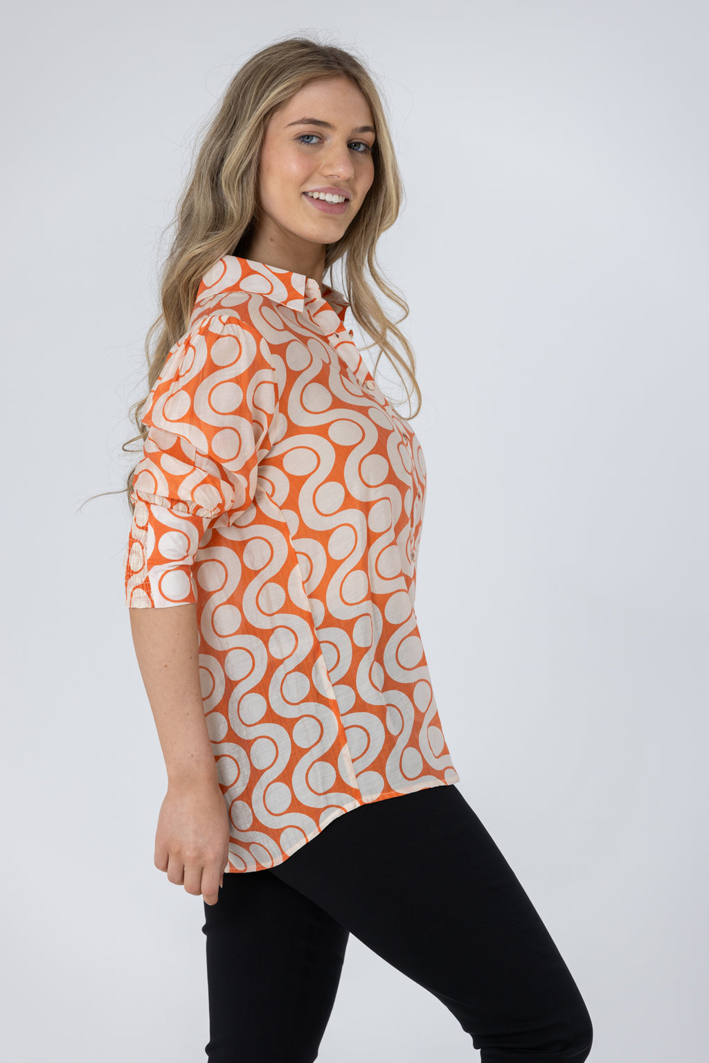 AMELIA SHIRT - Orange