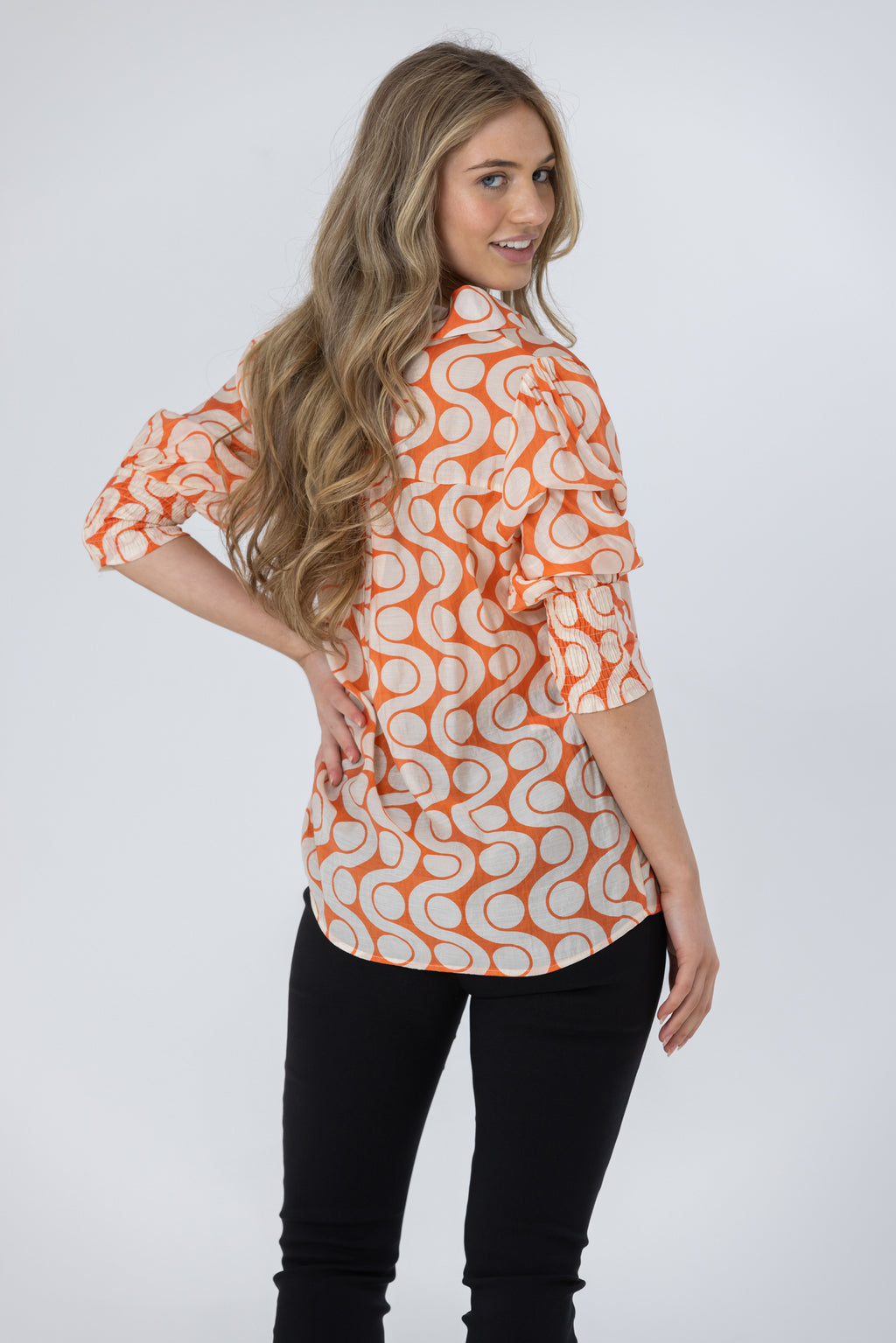 AMELIA SHIRT - Orange