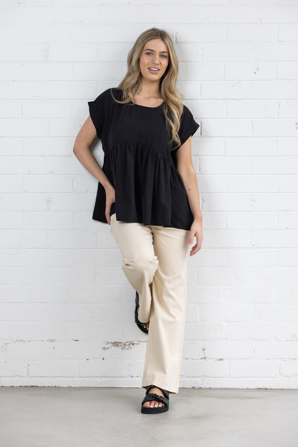 SANA BLOUSE - Black