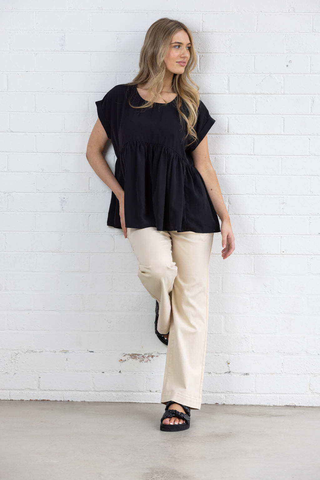 SANA BLOUSE - Black