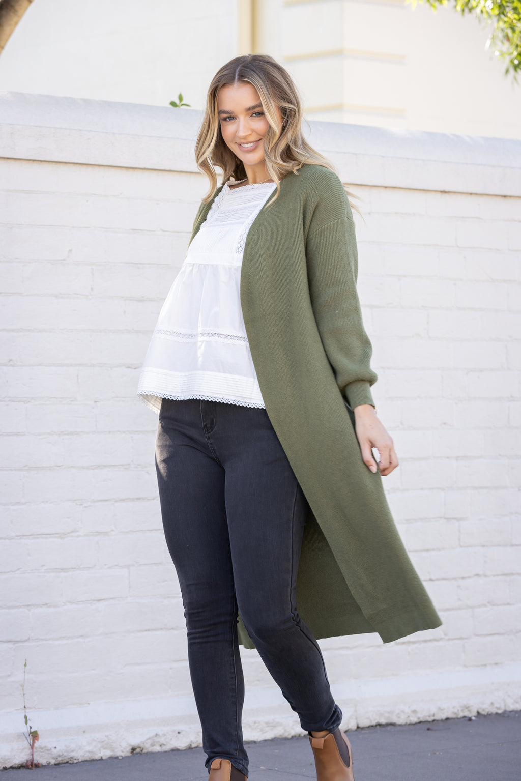 MILEY CARDIGAN - Khaki