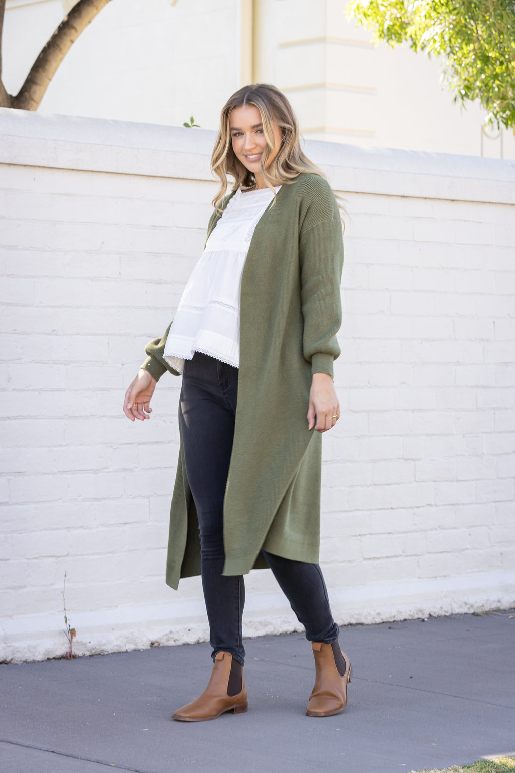 MILEY CARDIGAN - Khaki