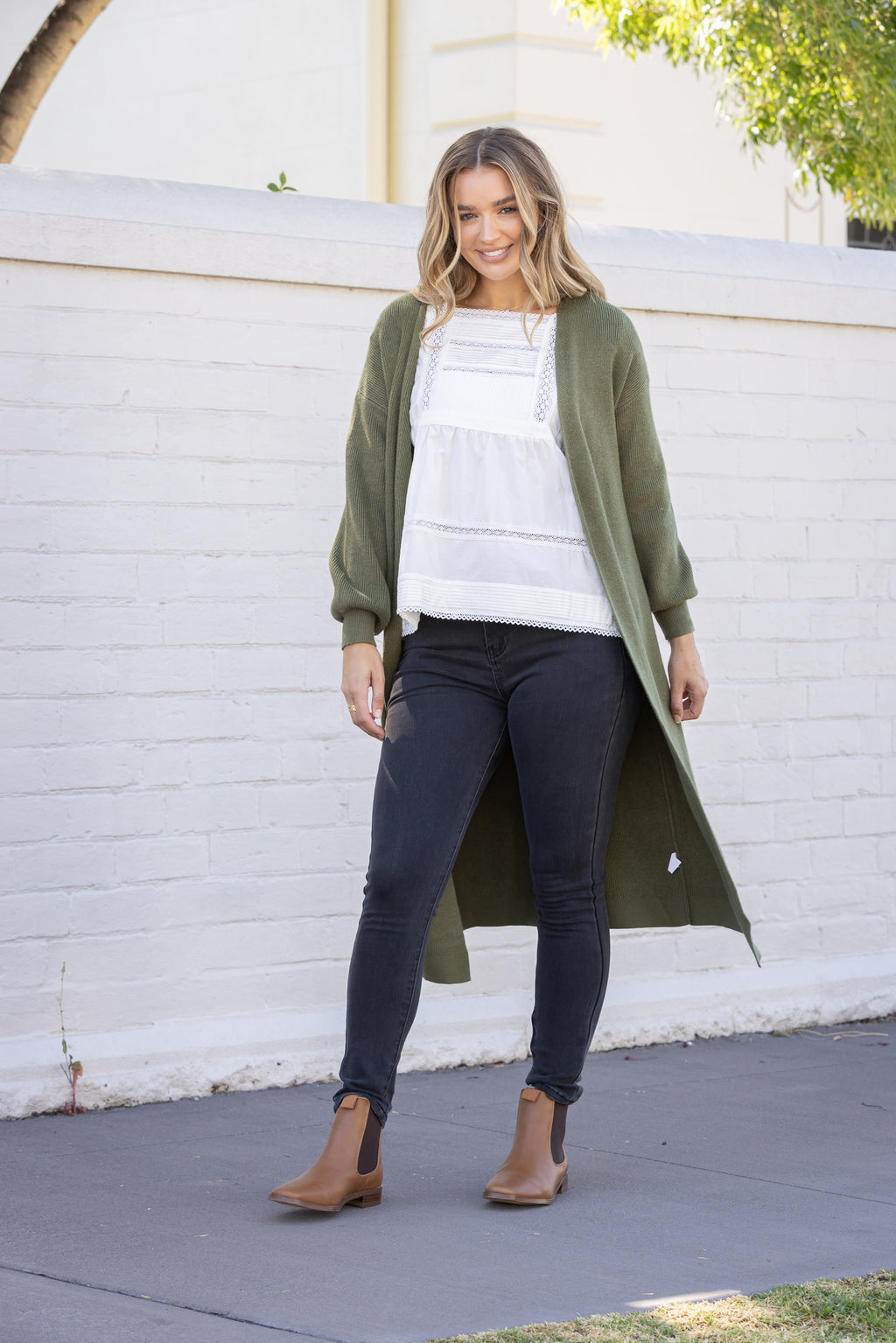 MILEY CARDIGAN - Khaki