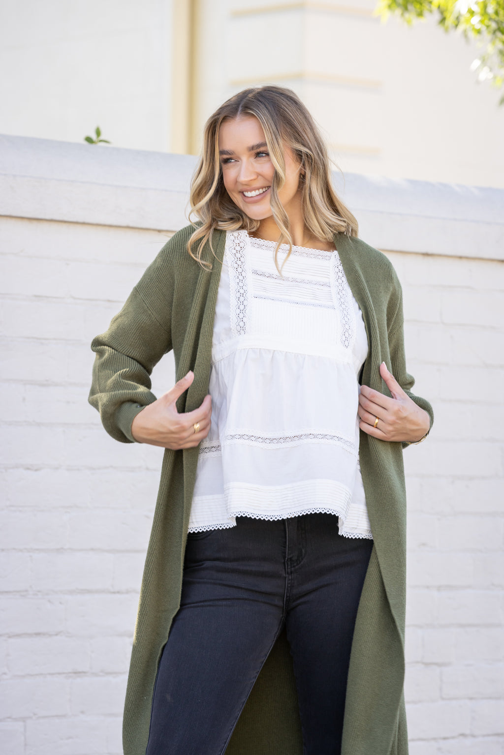 MILEY CARDIGAN - Khaki