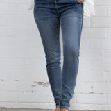 HOPE DENIM JOGGER - Dark Blue Wash