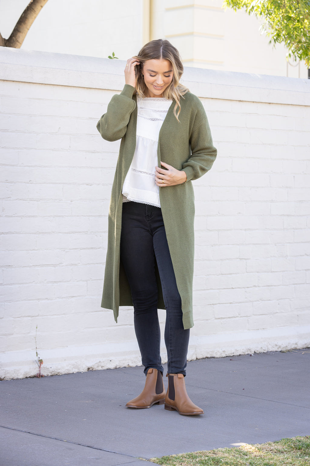 MILEY CARDIGAN - Khaki