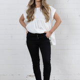 HOPE DENIM JOGGER - Black