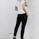 HOPE DENIM JOGGER - Black