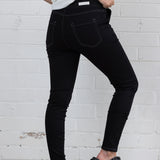 HOPE DENIM JOGGER - Black
