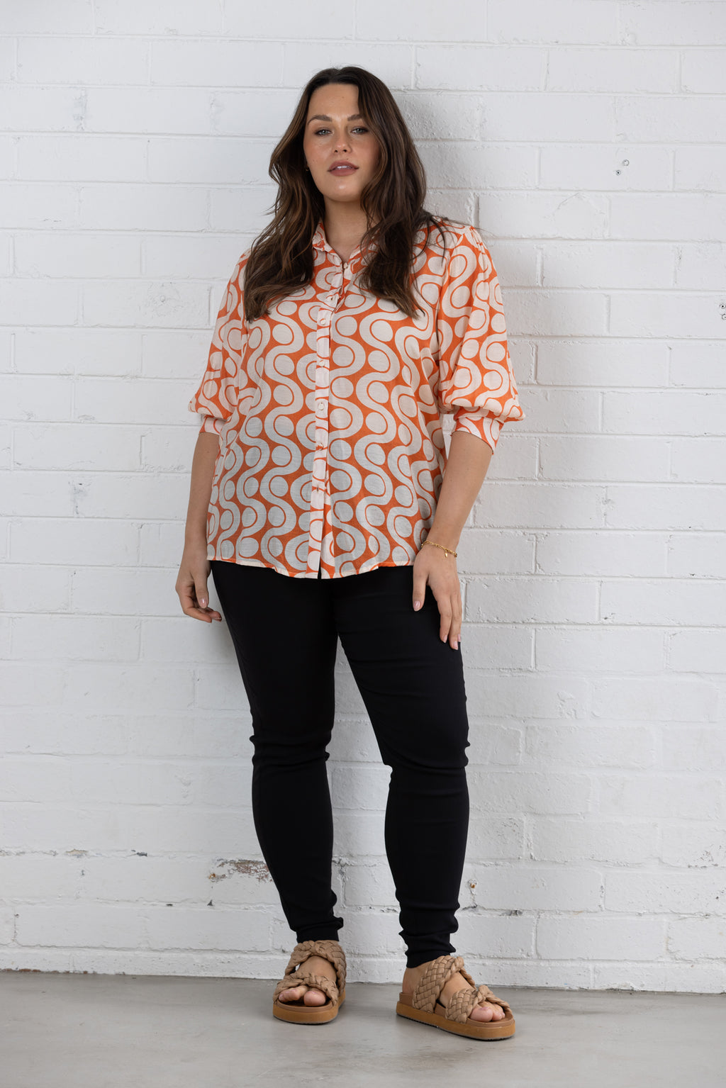 AMELIA SHIRT - Orange