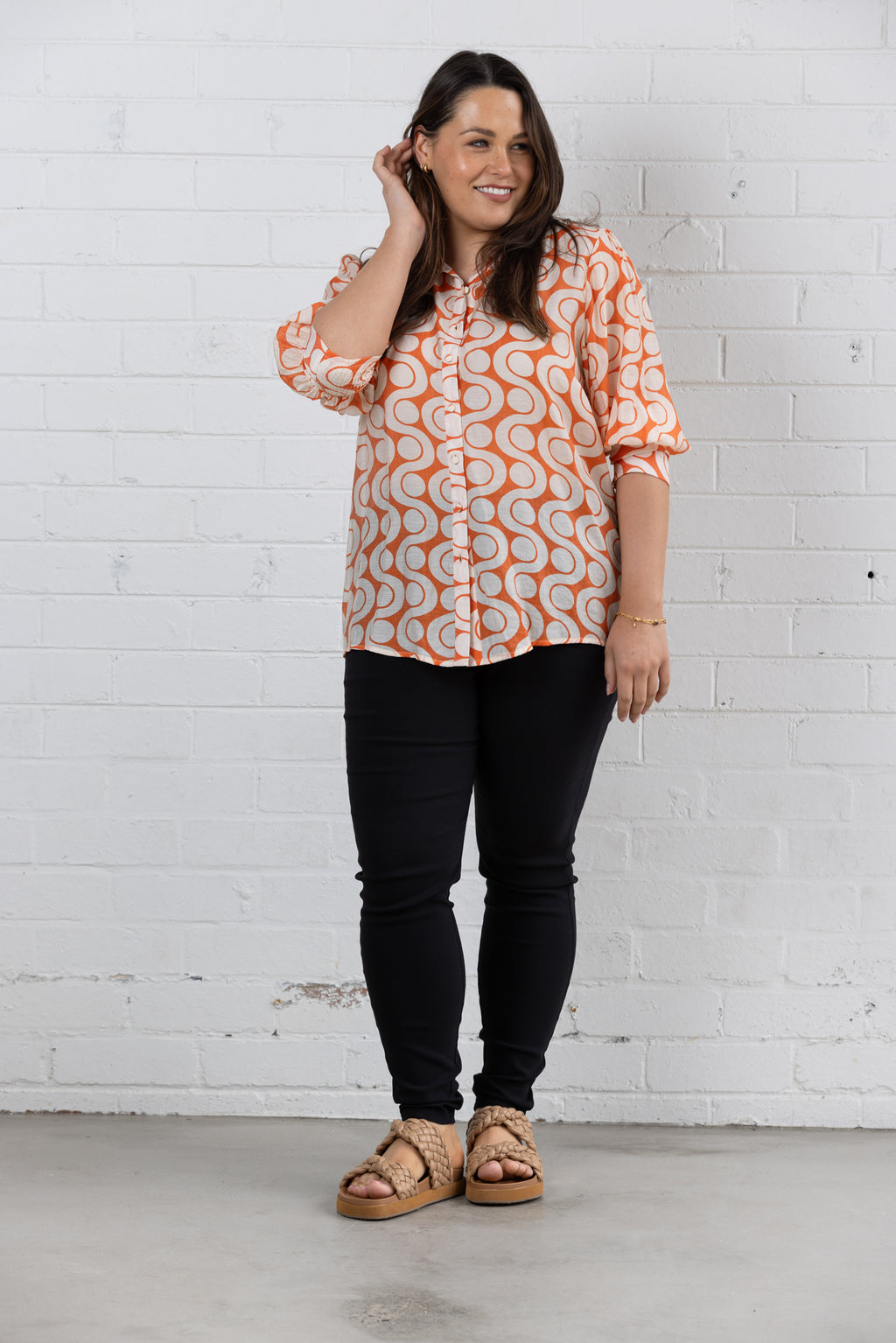 AMELIA SHIRT - Orange