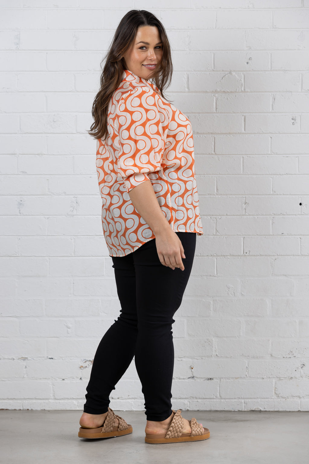 AMELIA SHIRT - Orange