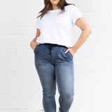 HOPE DENIM JOGGER - Dark Blue Wash