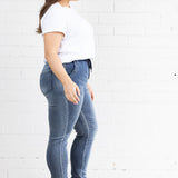 HOPE DENIM JOGGER - Dark Blue Wash