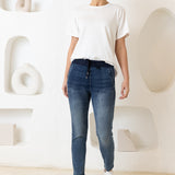 HOPE DENIM JOGGER - Dark Blue Wash