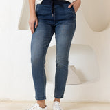 HOPE DENIM JOGGER - Dark Blue Wash