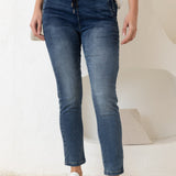 HOPE DENIM JOGGER - Dark Blue Wash
