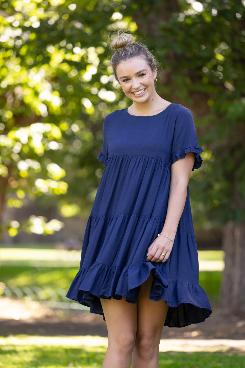 MALIA MINI DRESS - Navy