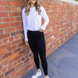 CONNIE PULL ON PANTS - Black