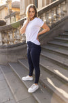 CONNIE PULL ON PANTS- Navy