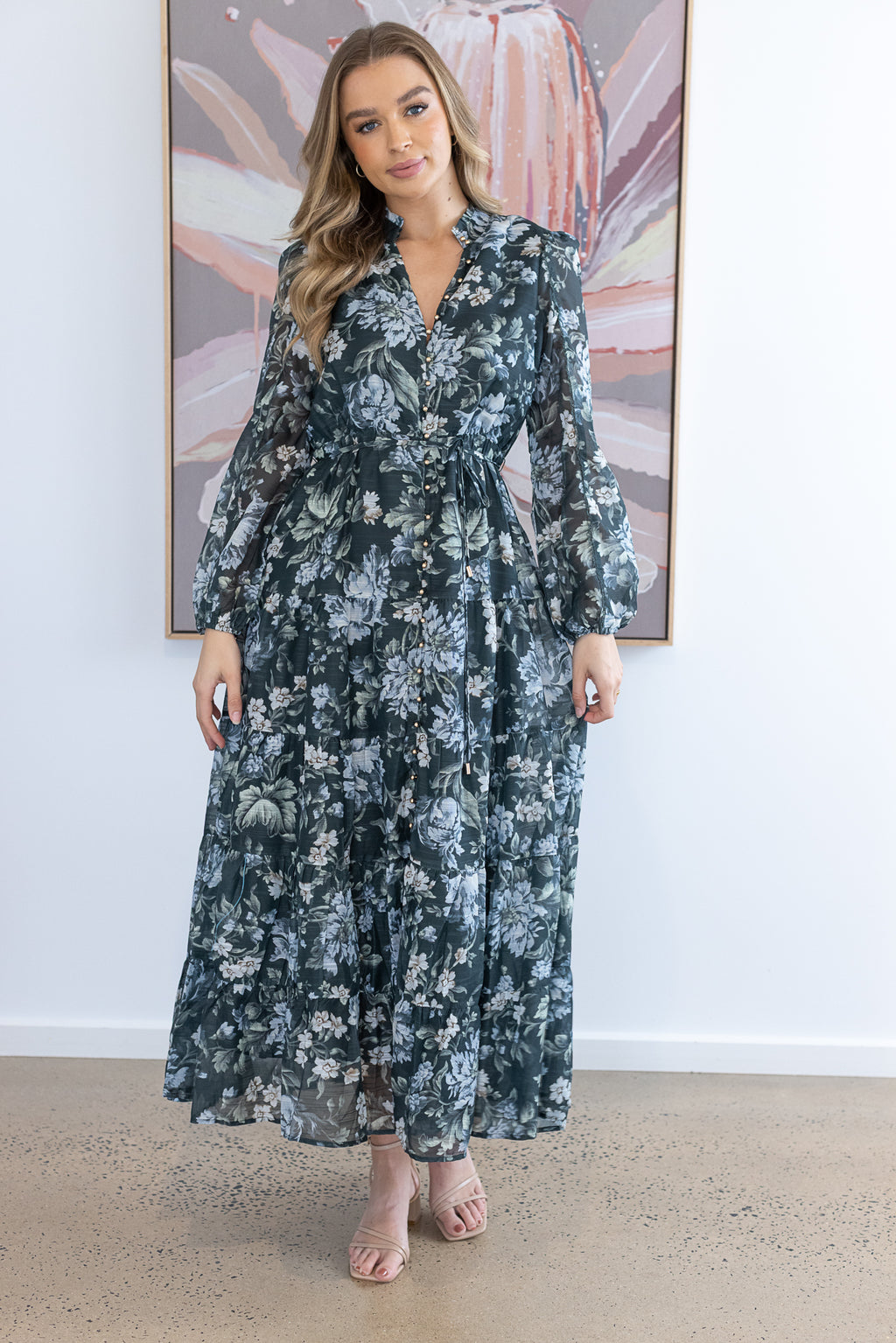 IVY MAXI DRESS - Forest