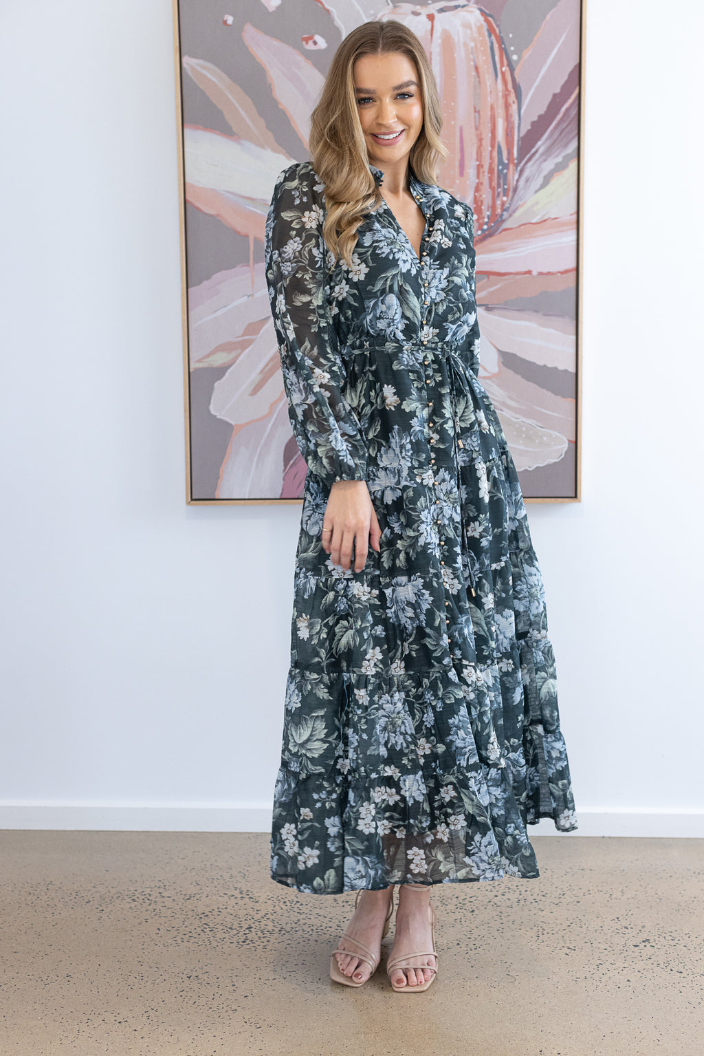 IVY MAXI DRESS - Forest