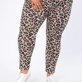 ELLA LEOPARD JOGGER - Mocha/Black