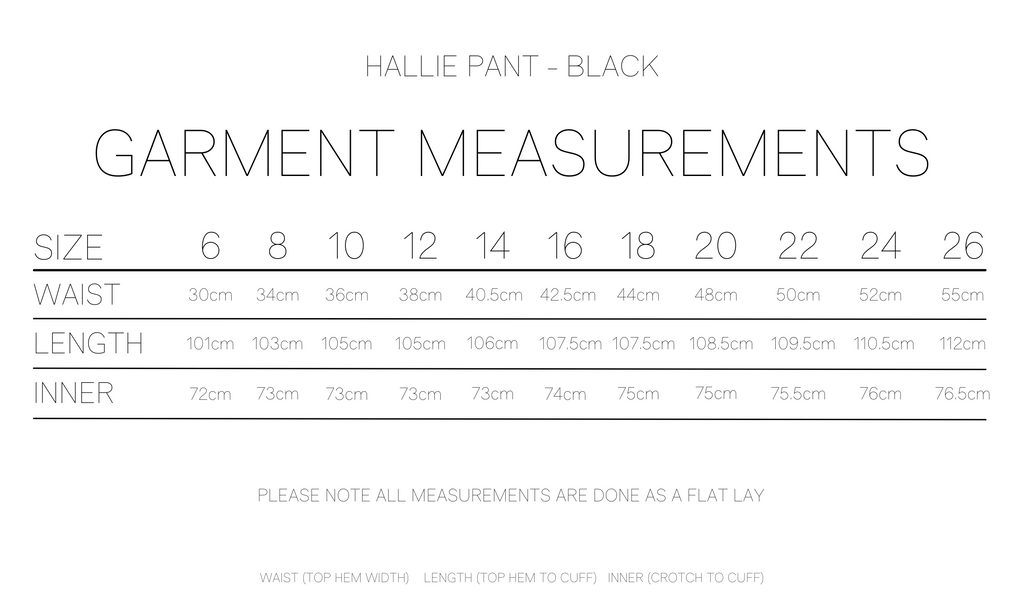 HALLIE PANT - Black