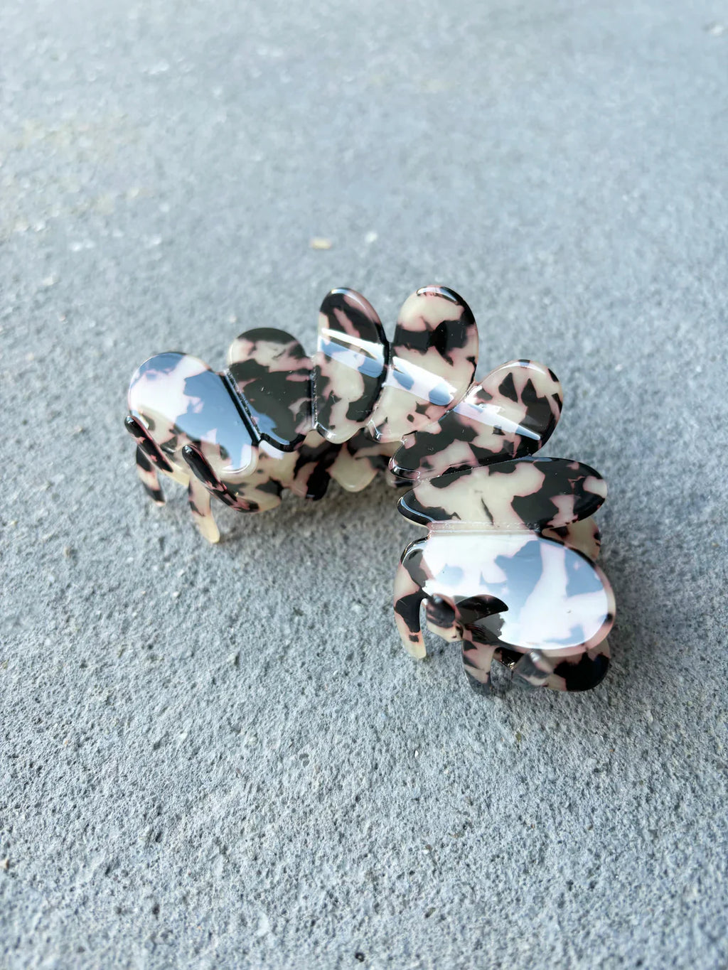 BUBBLE HAIR CLAW CLIP - Light Tort