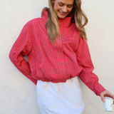 Beau Spray Jacket - Red Check