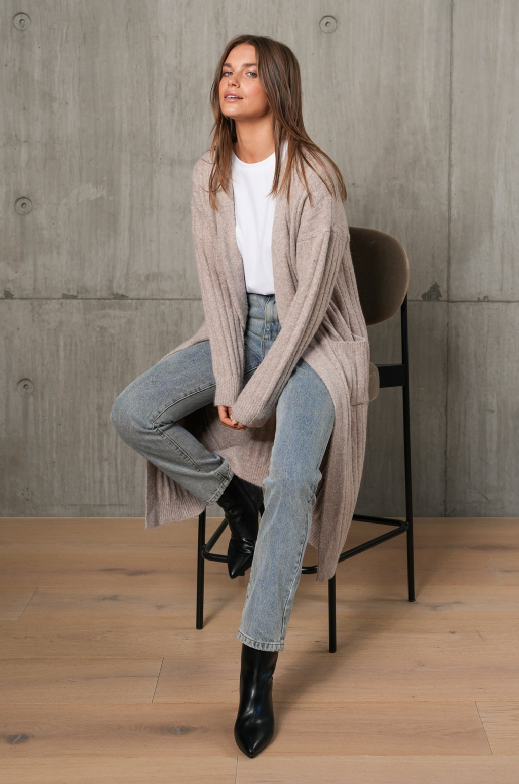 ELLA CARDIGAN - Camel