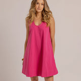 ROWIE DRESS - Raspberry