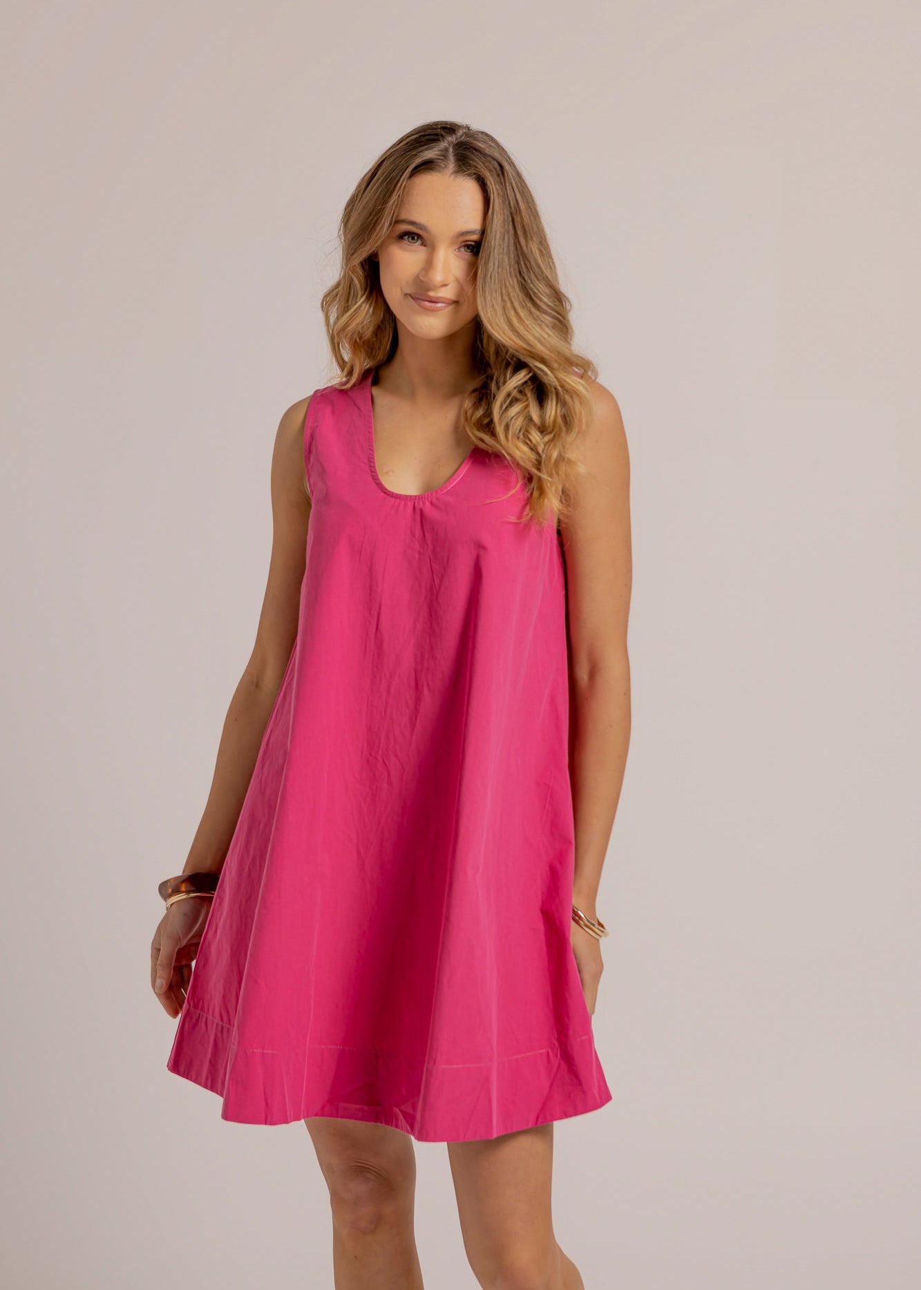 ROWIE DRESS - Raspberry