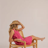 ROWIE DRESS - Raspberry