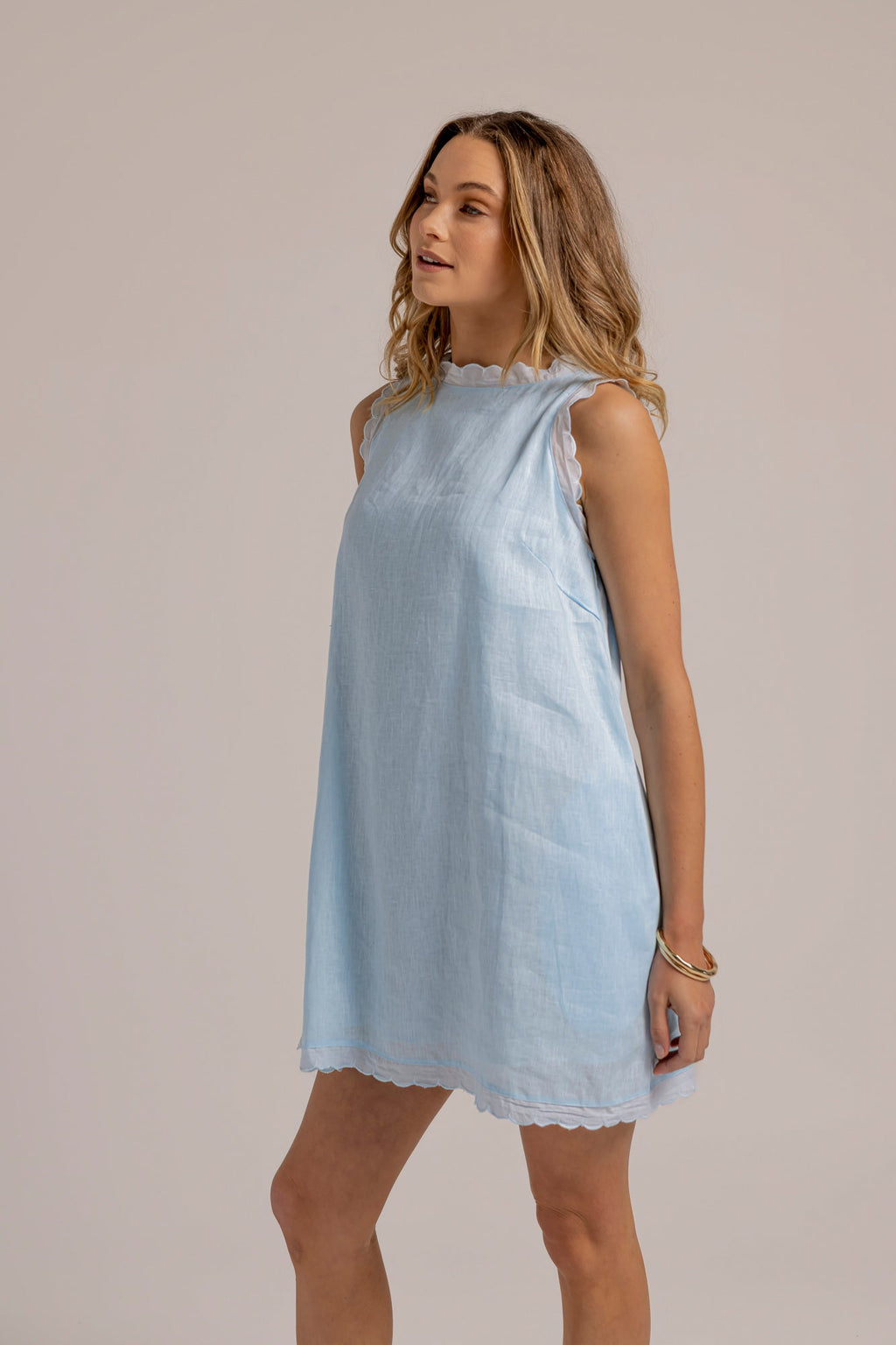 OLSEN DRESS - Baby Blue